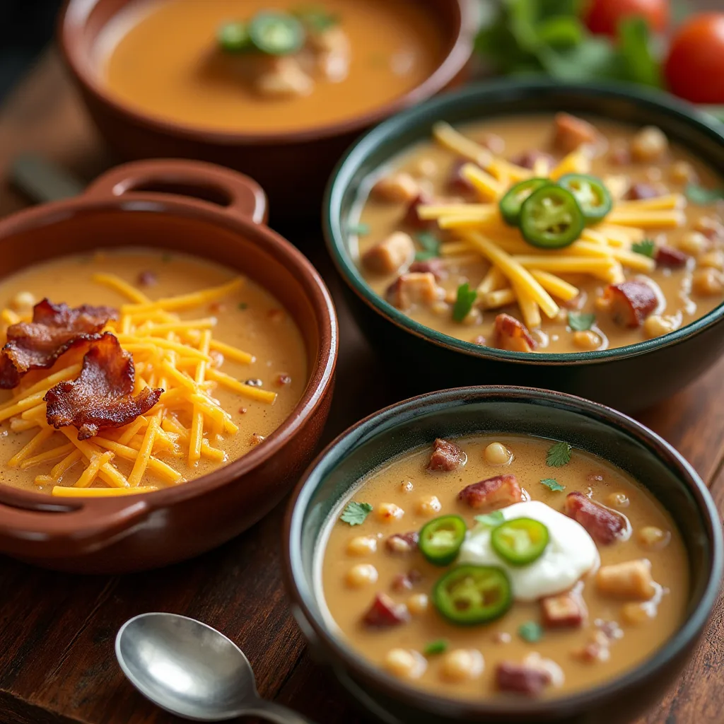 Variations of Cheeseburger Soup