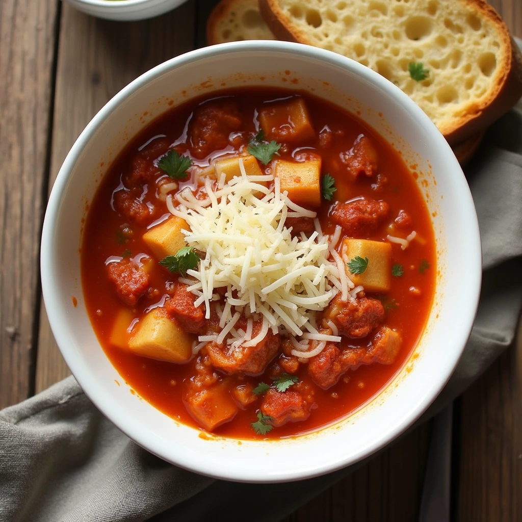 Crockpot Lasagna Soup