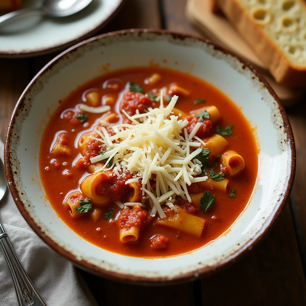 slow cooker lasagna soup