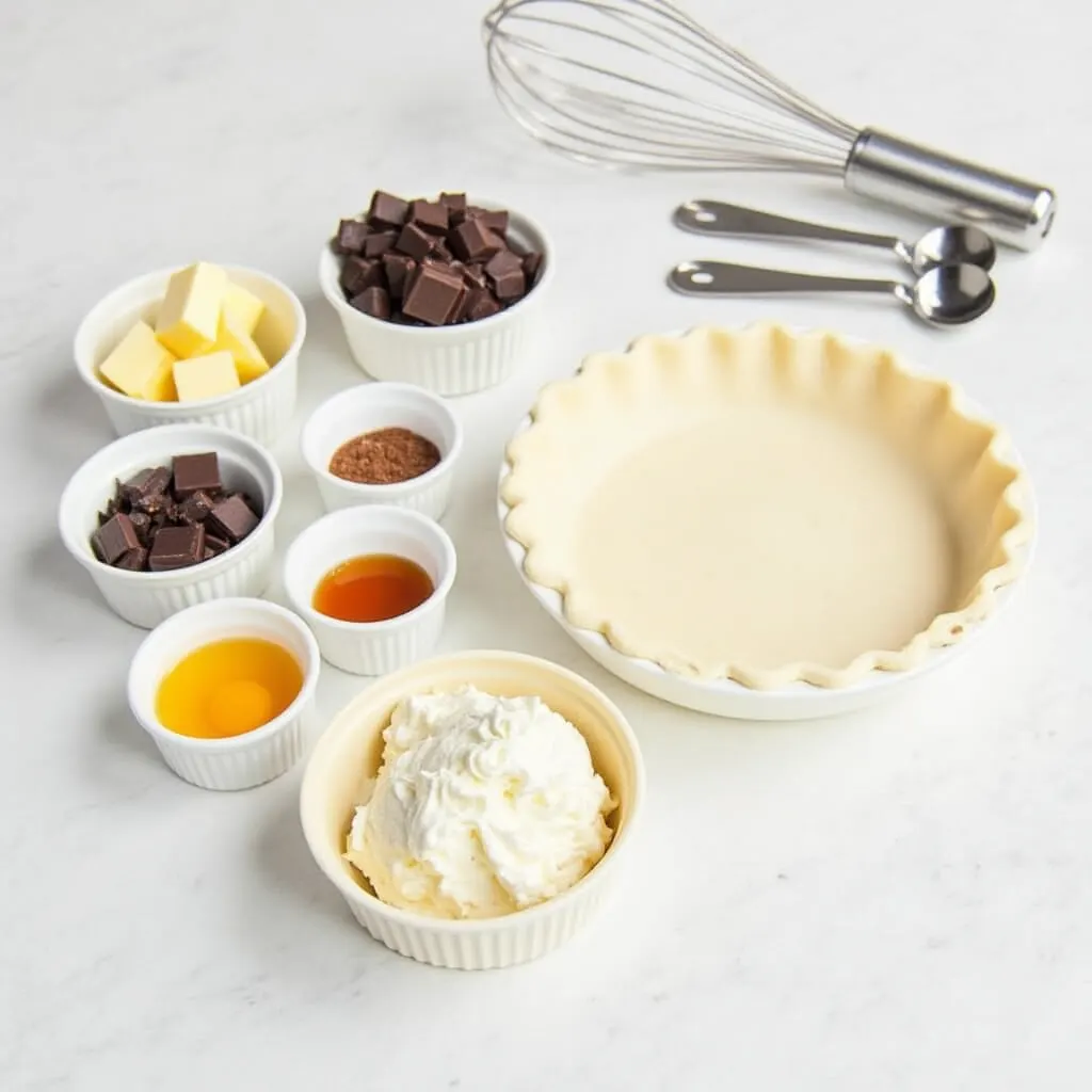 French Silk Pie Ingredients