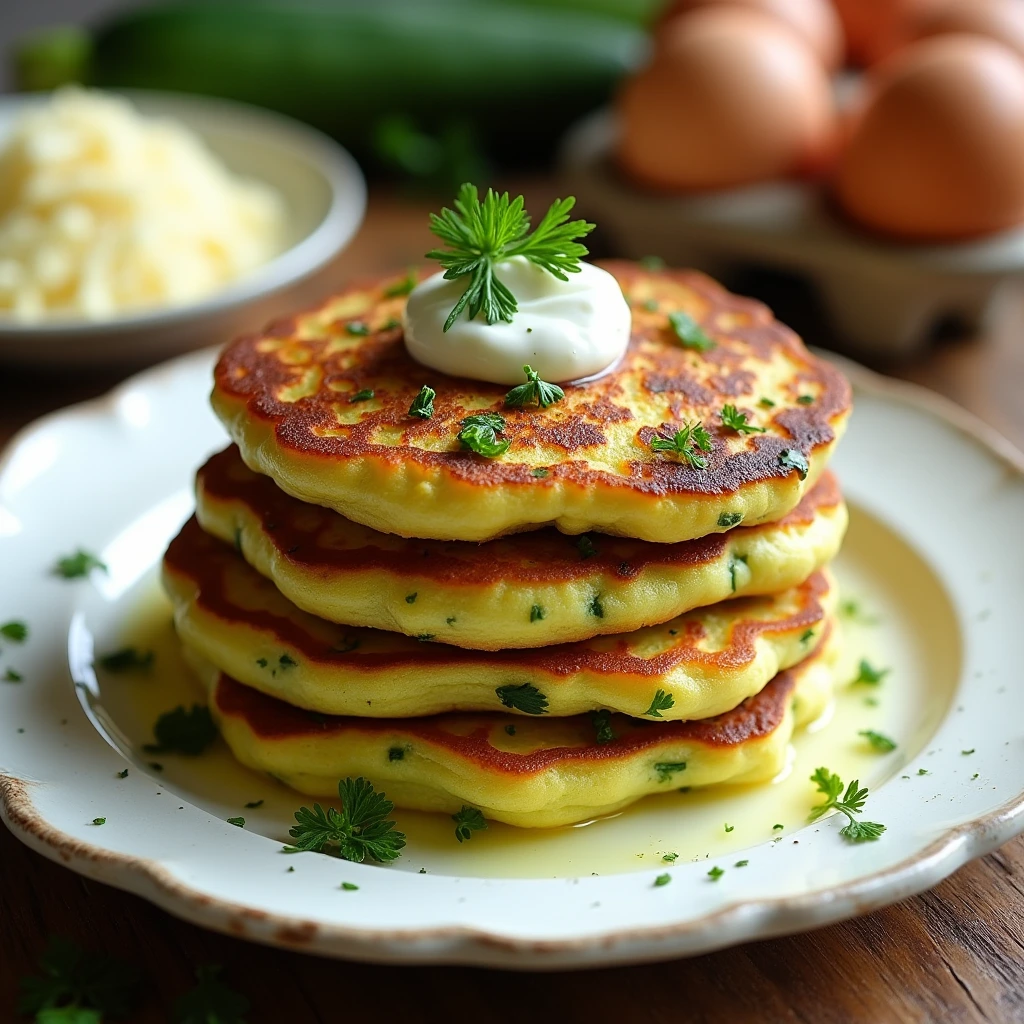 zucchini pancakes recipe