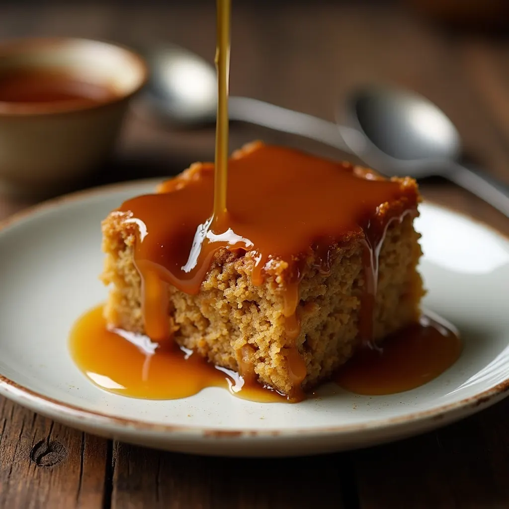 Sticky Toffee Pudding with Toffee Sauce
