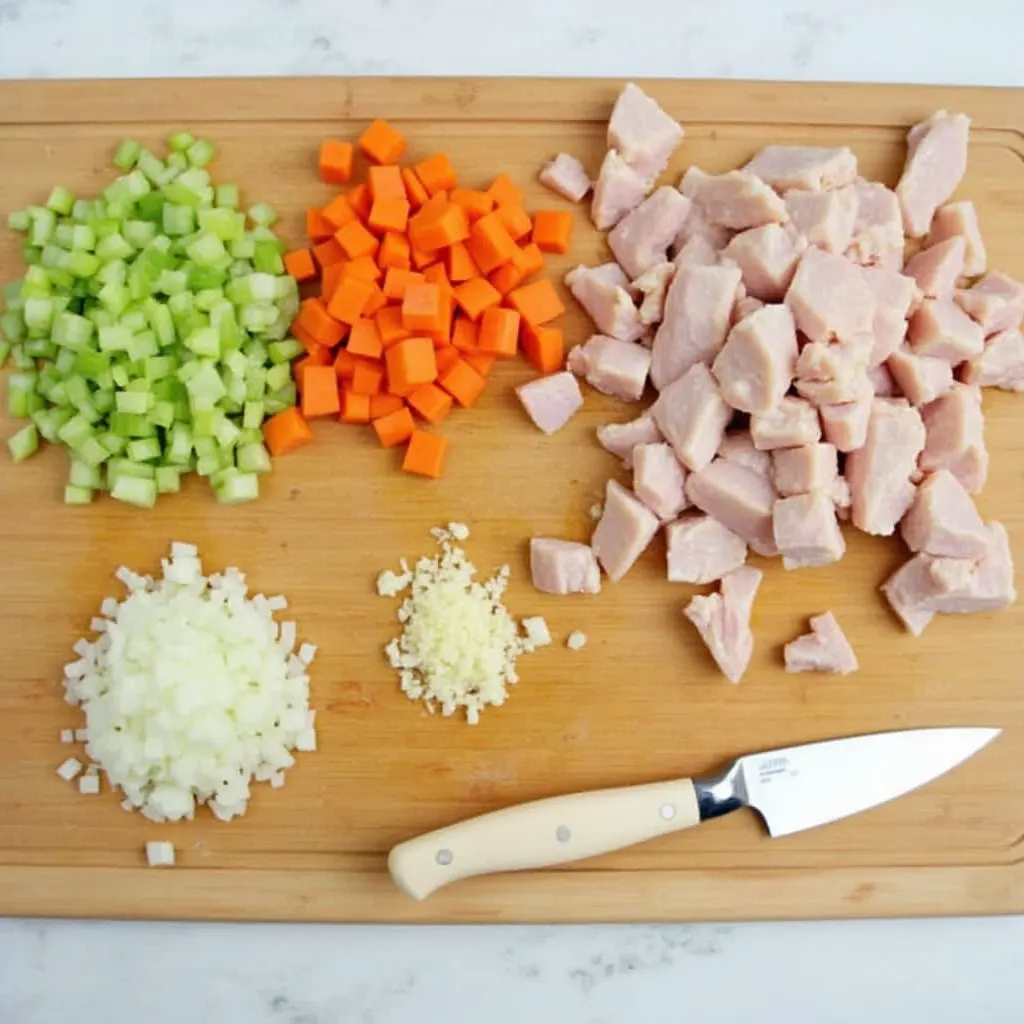 Prepare the Ingredients chicken 