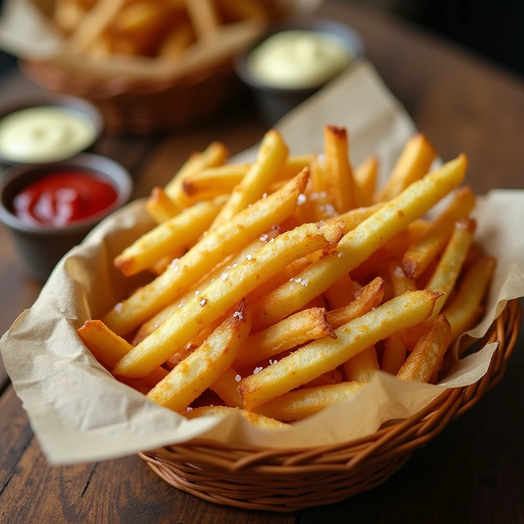 homemade french fries