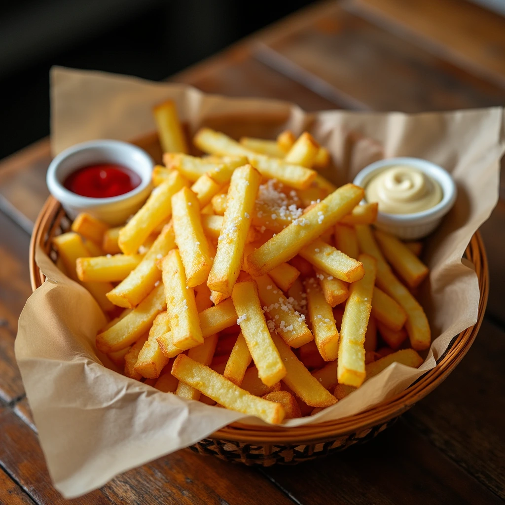 homemade french fries