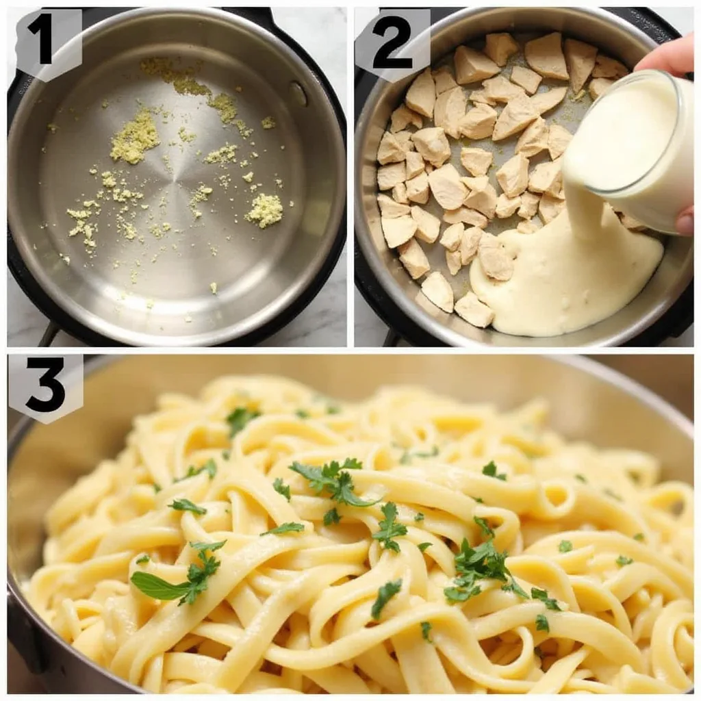 How to Make Simple Chicken Alfredo