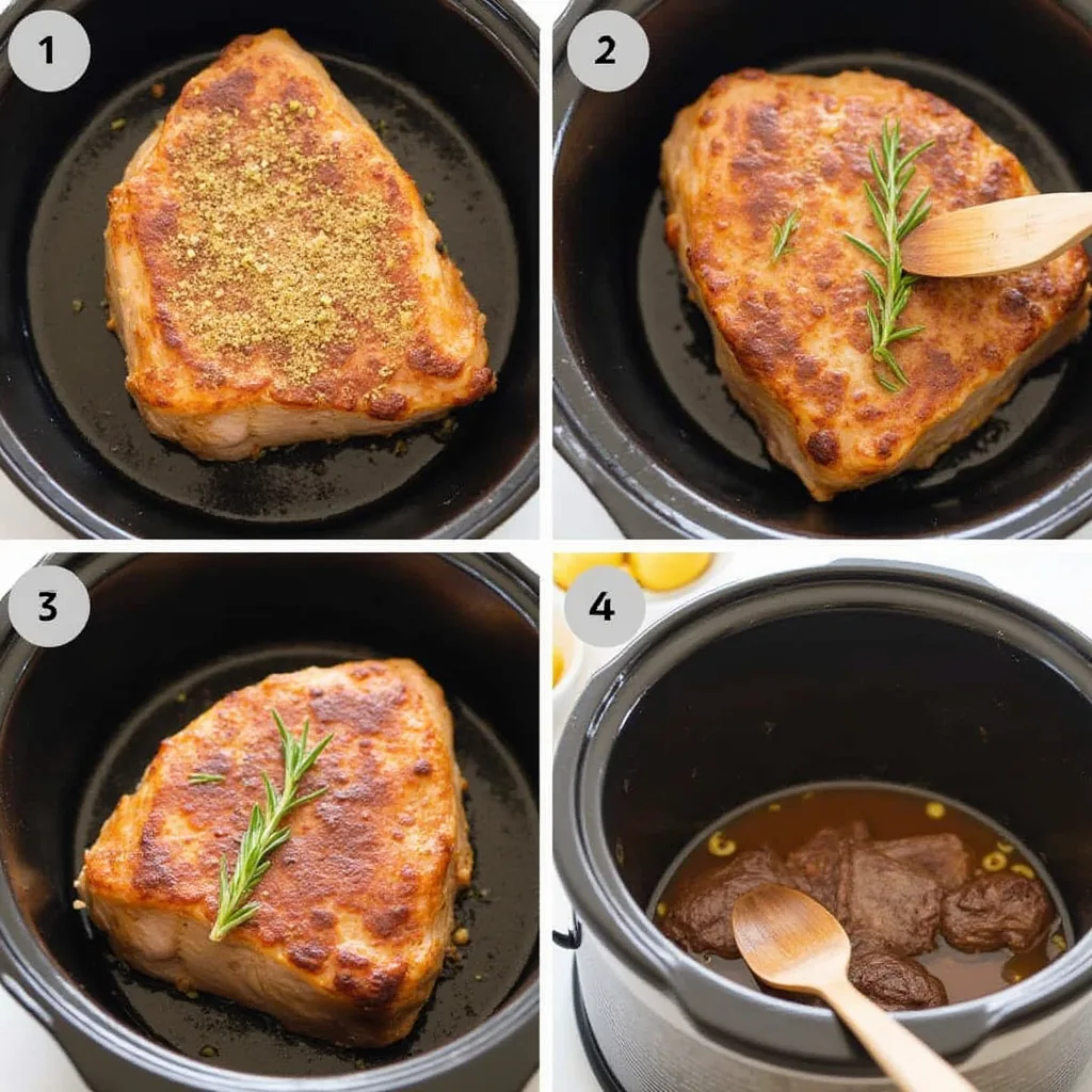 Prepare the Beef french dip