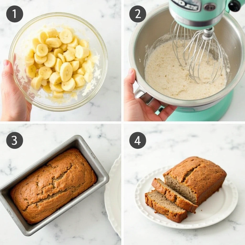 Step-by-Step Instructions for the Easiest Banana Nut Bread