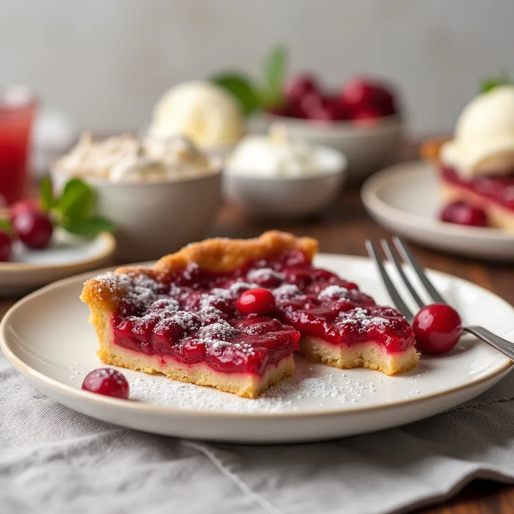 Serving Suggestions for Cranberry Curd Tart