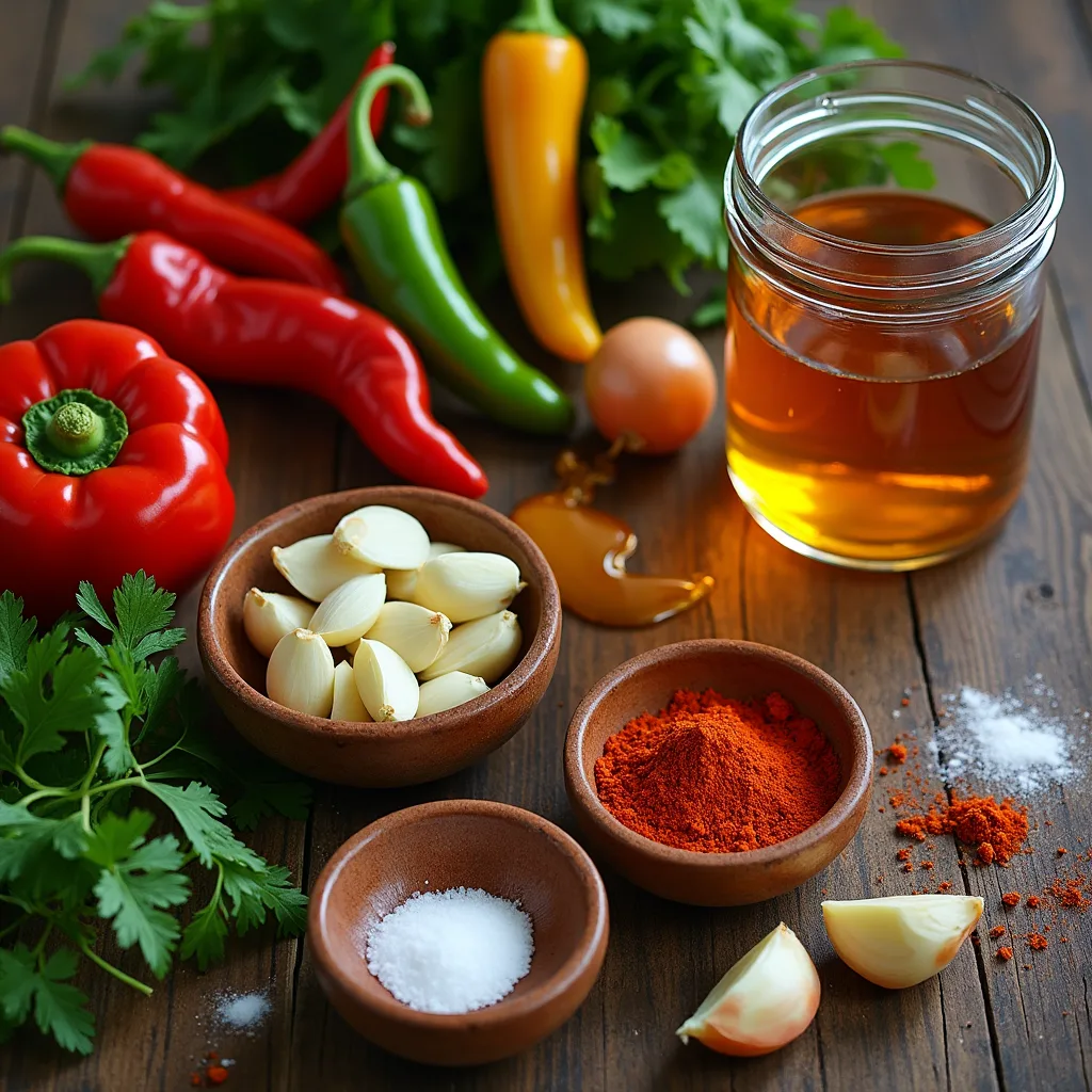 Ingredients hot sauce