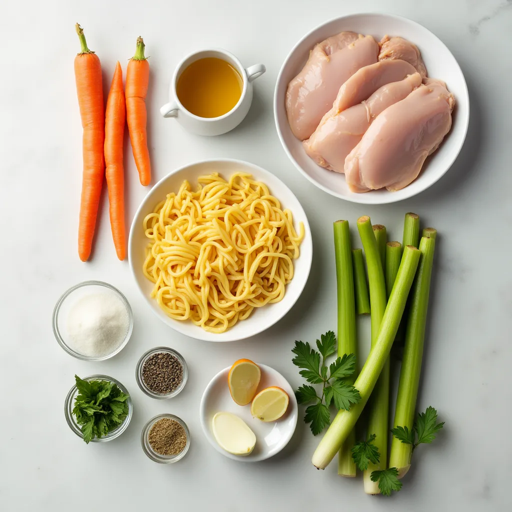 homemade chicken noodles