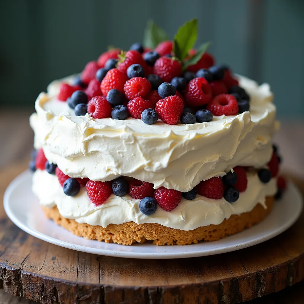 berry chantilly cake