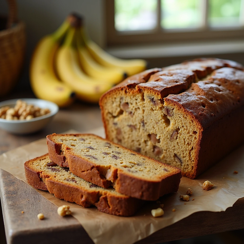 Banana Walnut Bread recipe
