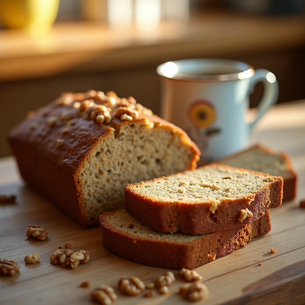 Banana walnut bread 
