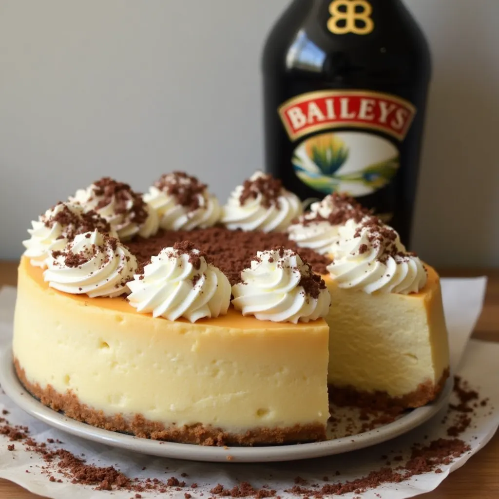 No-Bake Baileys Cheesecake
