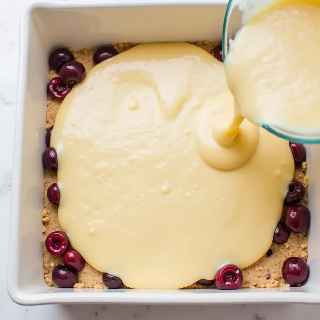 Combining Batter and Cherries