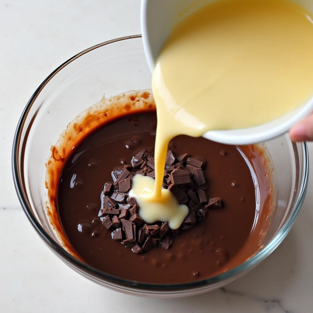 Preparing the Chocolate Ganache