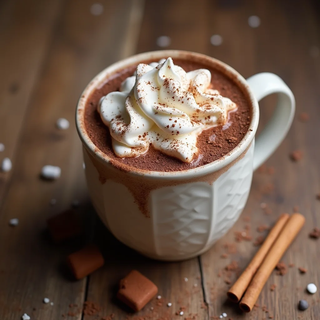 Serving the Hot Chocolate