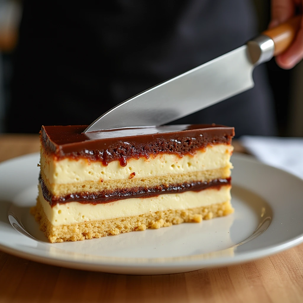 Slicing the Opera Cake