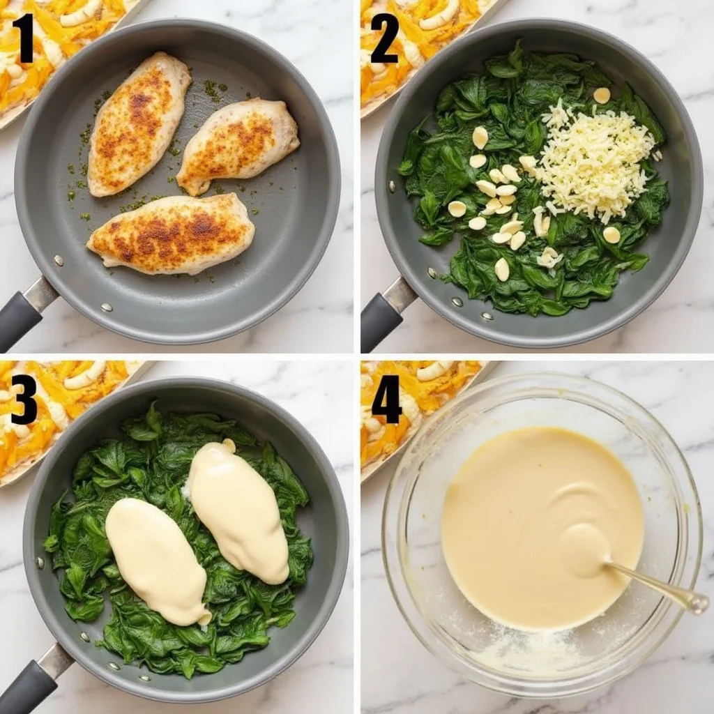 chicken florentine recipe steps