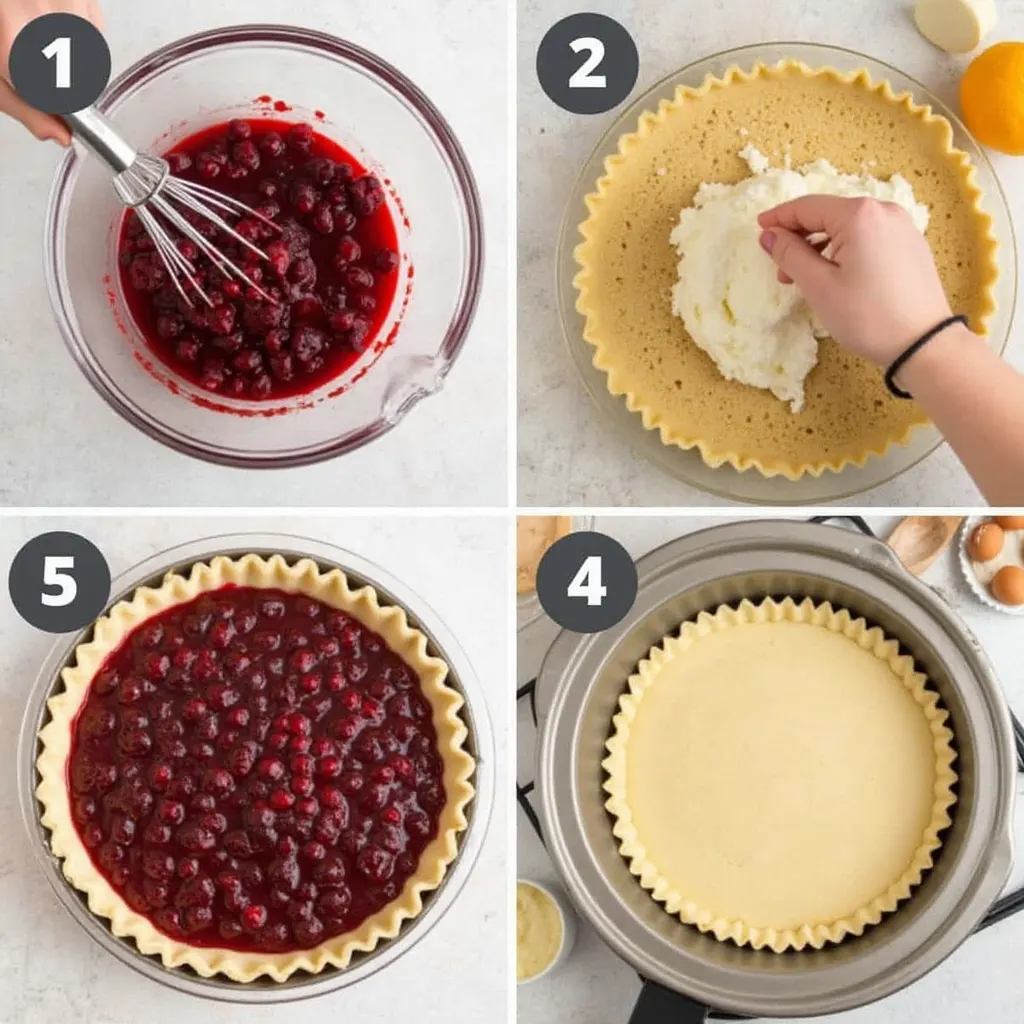 cranberry tart recipe steps