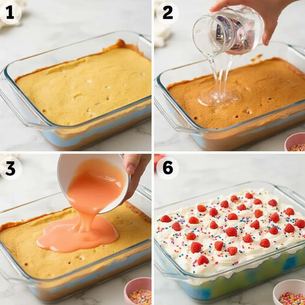 How to Make Jello Poke Cake