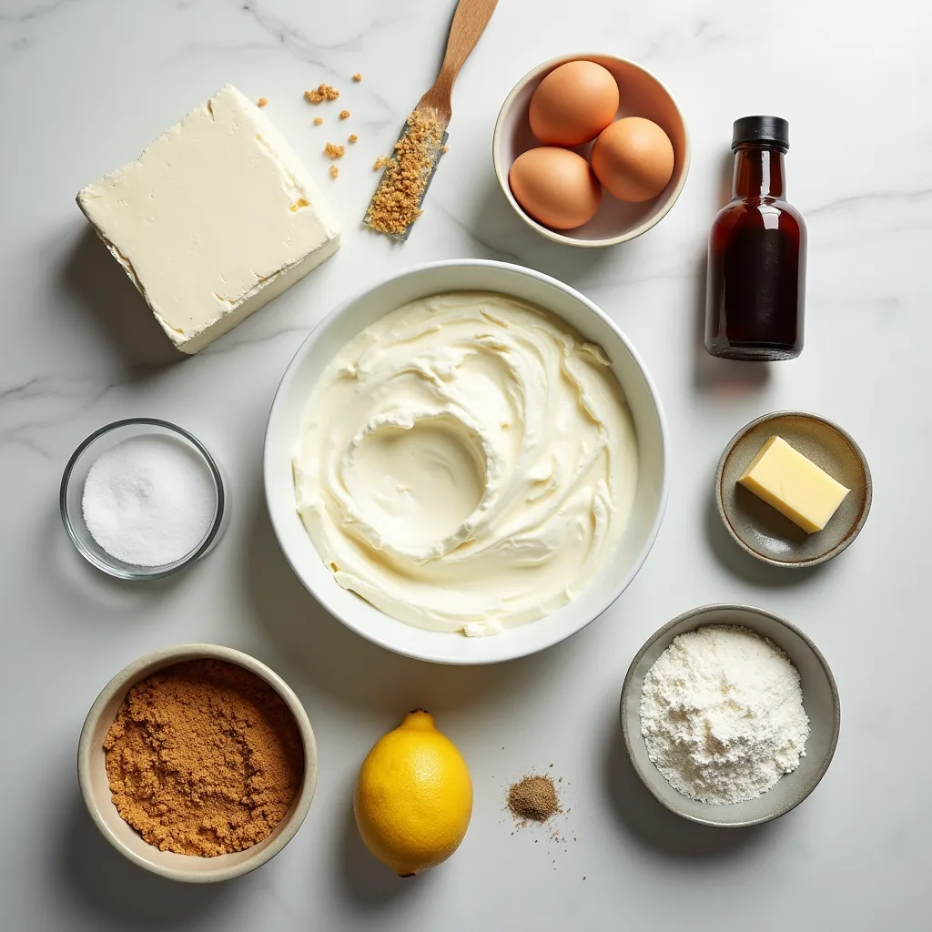 Ingredients for Ricotta Cheesecake