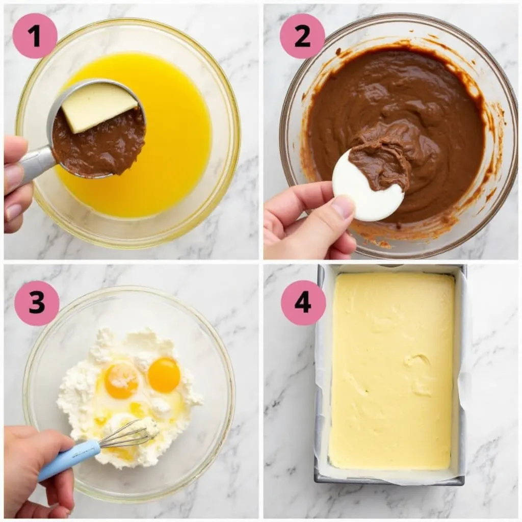 steps for makin texas cake