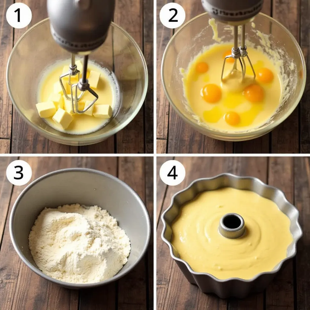 steps to make kentucky cake