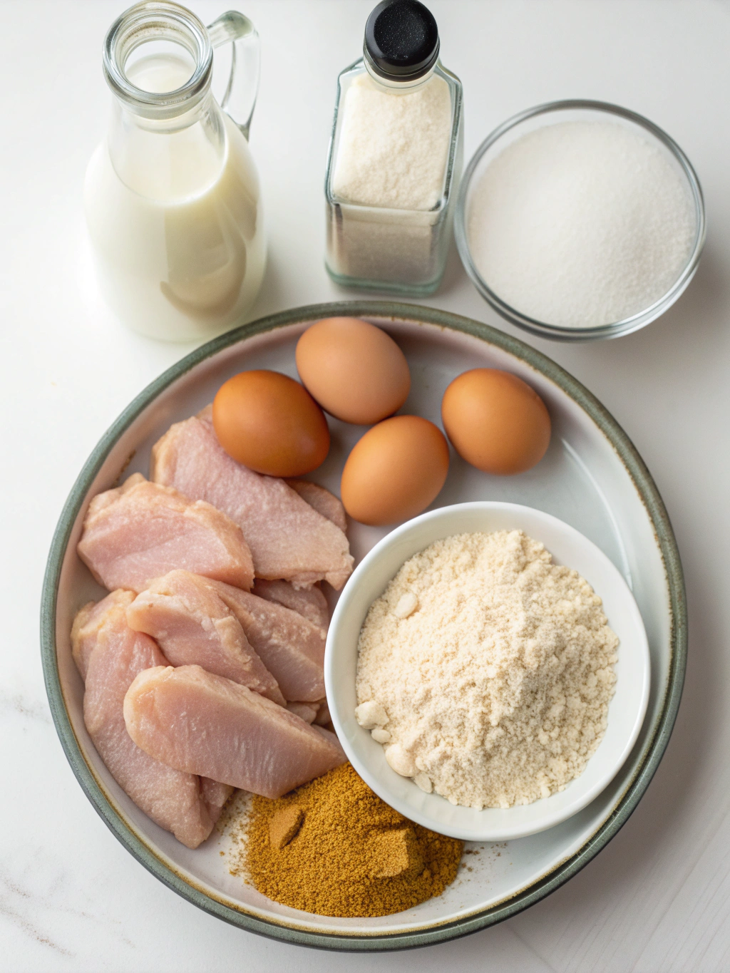 fried chicken tenders recipe ingredients