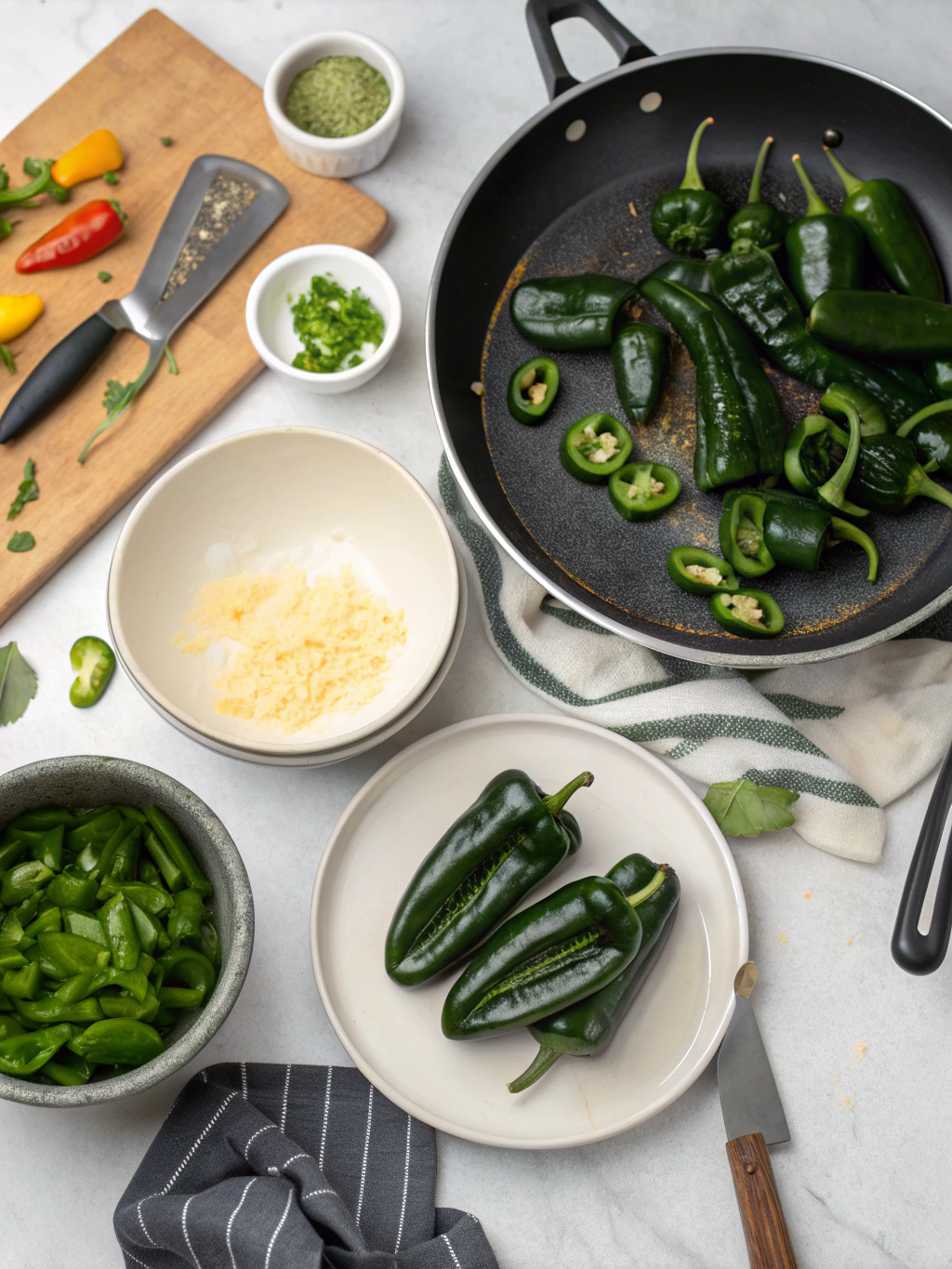 poblano pepper recipes preparing steps