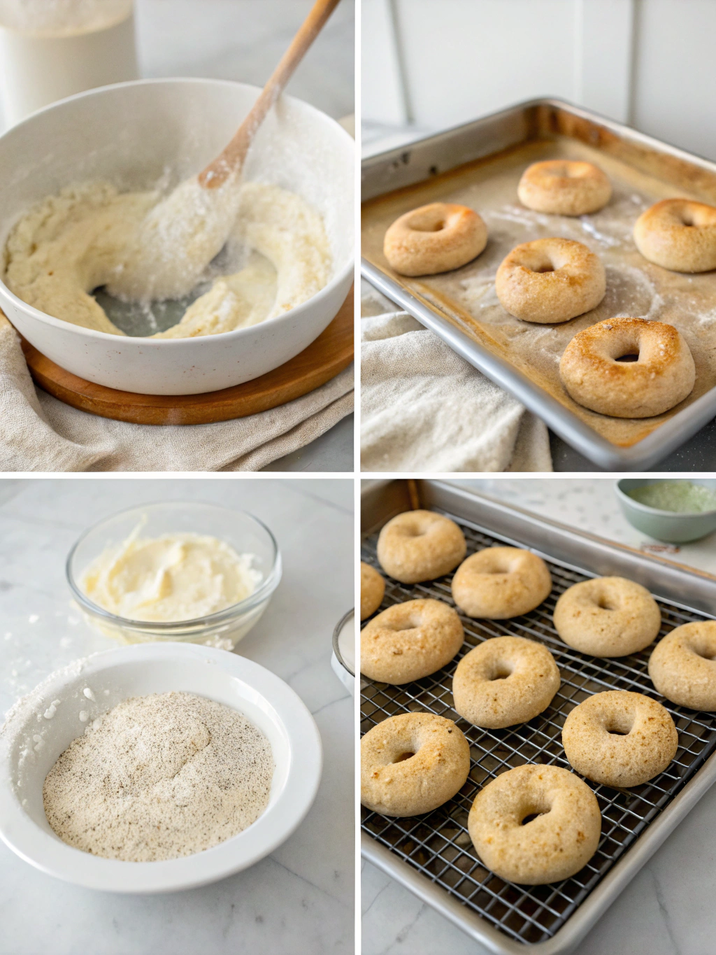 bagel recipe preparing steps